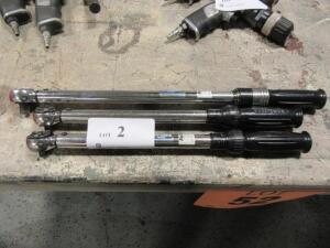 (3) Assorted Torque Wrenches *100 Industrial Dr Adrian, MI 49221*