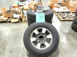 (4) Michelin LTX A/T Tires - Size: LT275/70R18 w/18" 8-Lug Rims (Ford) *100 Industrial Dr Adrian, MI 49221*