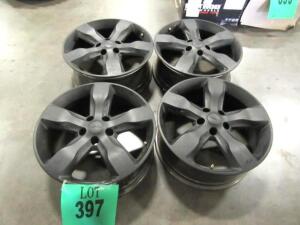 (4) Jeep Grand Cherokee 20" Light Hyper OEM Wheel 2011-2013 (Part No. 1JD14TRMAC) *100 Industrial Dr Adrian, MI 49221*