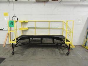 110" x 62" x 65" Rolling Car Lift 2-Step Working Platform *100 Industrial Dr Adrian, MI 49221*