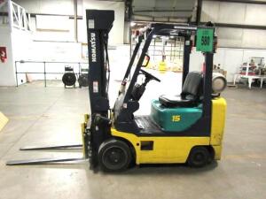 Komat'su LP Forklift Model: FG15STLP-16; SN: 603295A; Hours: 13056; Capacity: 2500 lb; Does NOT Come With Propane Tank; *800 S Center Street Adrian, M