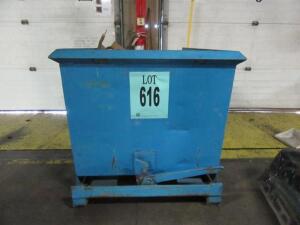 Blue Metal Dumping Hopper 36"x52" *800 S Center Street Adrian, MI 49221 Building 3*