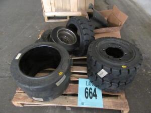 (8) Assorted Industrial Tires *800 S Center Street Adrian, MI 49221 Building 4*