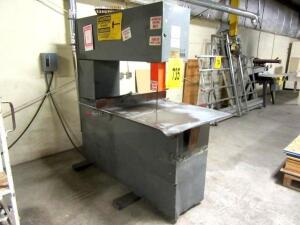 National Saw Works Band Saw; Model: C; SN 1793; 240 Volts; 2HP 3PH; Amp 2.8; *800 S Center Street Adrian, MI 49221 Building 1*