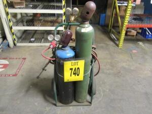 OKI Cylinder Truck w/Acetylene Tank & Compressed Oxygen Tank *800 S Center Street Adrian, MI 49221 Building 1*