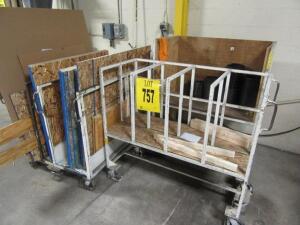 (3) Assorted White Carts (Wood Not Included) *800 S Center Street Adrian, MI 49221 Building 1*