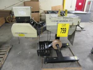 HS-100 EXCEL Auto Bagger Printer; Bagger Model: PI-4000; Part No. 56950B6; SN: 99-06P4-4332;