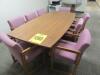 CONFERENCE TABLE AND 8 CHAIRS * 100 Industrial Dr, Adrian, MI 49221 BLDG. 6*