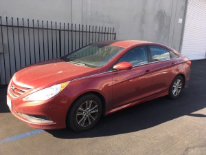 2014 HYUNDAI SONATA, POWER WINDOWS, CLOTH INTERIOR, 4-CYLINDER, 162,533 MILES, VIN# 5NPEB4AC2EH941167, LIC# 7FYV373, (LOCATION CHATSWORTH, CA)