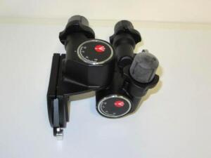 (2) MANFROTTO 410 JUNIOR GEARED HEAD