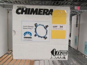 (2) CHIMERA 6'' ALUMINUM QUICK RELEASE SPEED RING (NEW)