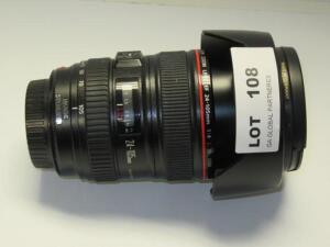 CANON 24-105MM EF MACRO 0.45M/1.5FT ULTRASONIC IMAGE STABILIZER LENS