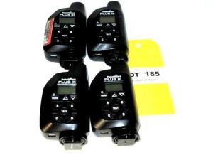 (4) POCKETWIZARD PLUS III AUTO-SENSING TRANSCEIVER