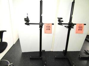 STUDIO CAMERA STAND WITH GEARHEAD APPROX. 75"H