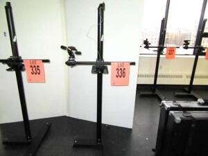 STUDIO CAMERA STAND WITH GEARHEAD APPROX. 75"H