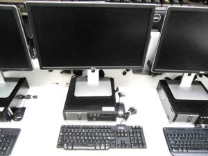 DELL OPTIPLEX 3020 CORE i5 -4570 CPU @ 3.20GHZ, 16GB RAM, 256 GB HD, WINDOWS 10 PRO, W/24" MONITOR, KEYBOARD AND MOUSE