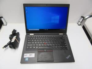 LENOVO X1 CARBON (TP00076A) CORE i5 6200U @2.3GHZ ,8GB RAM,256GB HD,WINDOWS 10 PRO LOPTOP W/ POWER SUPPLY