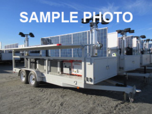 2015 SCT 20 Hybrid Light Tower - Mobile Solar Generator From DC Solar - Tag Number 14039