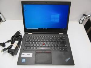 LENOVO X1 CARBON (TP00076A) CORE i5 6200U @2.3GHZ ,8GB RAM,256GB HD,WINDOWS 10 PRO LOPTOP W/ POWER SUPPLY