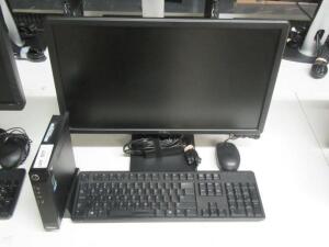 LENOVO THINKCENTRE M93p, 10AB002VUS CORE i5 Vpro-4570T CPU, @ 2.90 GHZ, 8GB RAM, 500GB HD, WINDOWS 10PRO, WITH 22" DISPLAY, KEYBOARD AND MOUSE