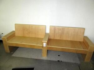 DOUBLE WOOD BENCH