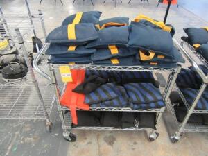 ASST'D SADDLE SANDBAGS W/ METRO CART