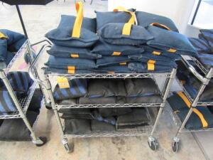 ASST'D SADDLE SANDBAGS W/ METRO CART