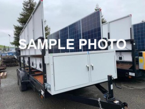 2012 SCT 20 Mobile Solar Generator from DC SOLAR - Tag Number 17105