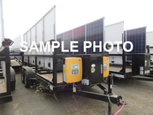 2012 SCT 20 Mobile Solar Generator from DC SOLAR - Tag Number 9722