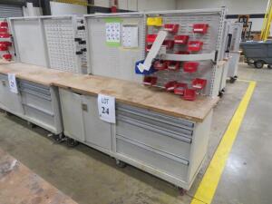 LISTA COMBINATION WORKSTATION 72" X 22 1/2" X 68 1/2" ( 4650 OAKLEYS LN HENRICO, VA 23231)