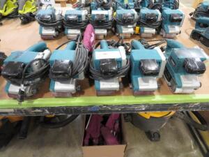 LOT OF 5 MAKITA BELT SANDERS MODEL: 9903( 4650 OAKLEYS LN HENRICO, VA 23231)