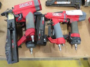 LOT OF (4) SENCO AIR NAIL GUN (2) SLS150MG ,(1) SLS25XP, AND (1) FINISH PRO 23SXP( 4650 OAKLEYS LN HENRICO, VA 23231)