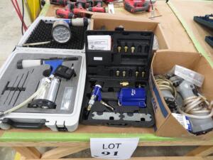 LOT OF ASST'D PNEUMATIC RIVET GUN( 4650 OAKLEYS LN HENRICO, VA 23231)