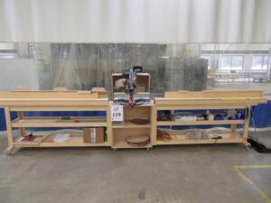 BOSCH MITER SAW MODEL: GCM12SD WITH MOBILE TABLE ( 4650 OAKLEYS LN HENRICO, VA 23231)