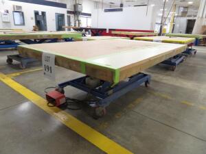 BISHAMON OPTIMUS HYDRAULIC LIFT TABLE 2000LBS CAPACITY 2000LBS MODEL: L2K-4260 ( 4650 OAKLEYS LN HENRICO, VA 23231)