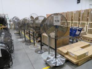 LOT OF 15 PEDESTAL FANS ( 2700 DISTRIBUTION DR HENRICO, VA 23231)