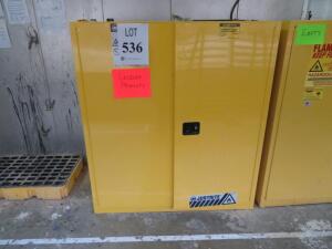 JUSTRITE 55 GALLON FLAMMABLE LIQUID STORAGE CABINET MODEL: 899160 ( 4650 OAKLEYS LN HENRICO, VA 23231)