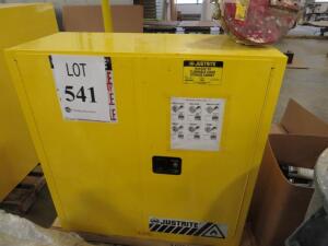 JUSTRITE FLAMMABLE LIQUID STORAGE CABINET 30 GALLON MODEL: 893000 ( 4650 OAKLEYS LN HENRICO, VA 23231)