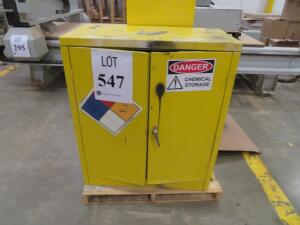 LOT OF 5 FLAMMABLE LIQUID STORAGE CABINET ( 4650 OAKLEYS LN HENRICO, VA 23231)