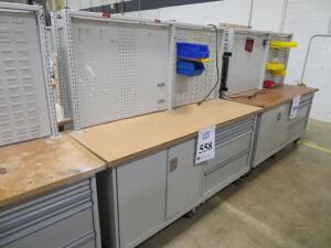 LISTA COMBINATION WORKSTATION 72" X 22 1/2" X 68 1/2" ( 4650 OAKLEYS LN HENRICO, VA 23231)