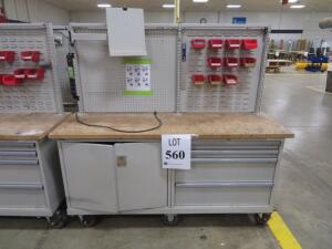 LISTA COMBINATION WORKSTATION 72" X 22 1/2" X 68 1/2" ( 4650 OAKLEYS LN HENRICO, VA 23231)