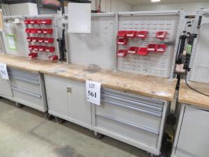 LISTA COMBINATION WORKSTATION 72" X 22 1/2" X 68 1/2" ( 4650 OAKLEYS LN HENRICO, VA 23231)