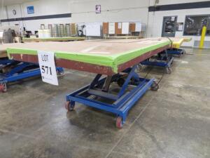 BISHAMON OPTIMUS HYDRAULIC LIFT TABLE 2000LBS CAPACITY 2000LBS MODEL: L2K-4260 ( 4650 OAKLEYS LN HENRICO, VA 23231)