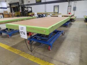 BISHAMON OPTIMUS HYDRAULIC LIFT TABLE 2000LBS CAPACITY 2000LBS MODEL: L2K-4260 ( 4650 OAKLEYS LN HENRICO, VA 23231)