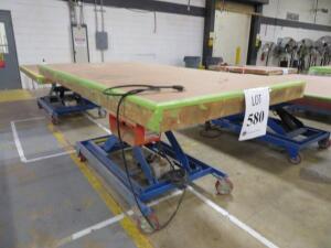 BISHAMON OPTIMUS HYDRAULIC LIFT TABLE 2000LBS CAPACITY 2000LBS MODEL: L2K-4260 ( 4650 OAKLEYS LN HENRICO, VA 23231)