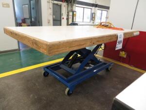 BISHAMON OPTIMUS HYDRAULIC LIFT TABLE 3000LBS CAPACITY MODEL: L3K-TT ( 4650 OAKLEYS LN HENRICO, VA 23231)