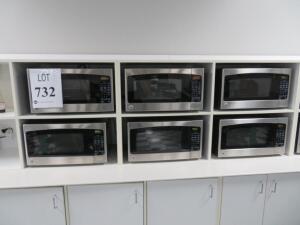 LOT OF 6 GENERAL ELECTRIC MICROWAVES MODEL: JES2051SN2SS (4650 OAKLEYS LN HENRICO, VA 23231)