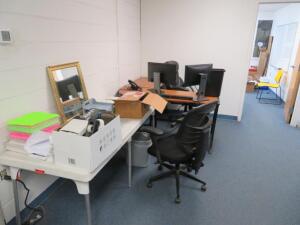 LOT OF ASST'D OFFICE FURNITURE, CUBICALS, WOOD TABLES AND CHAIRS (4650 OAKLEYS LN HENRICO, VA 23231)
