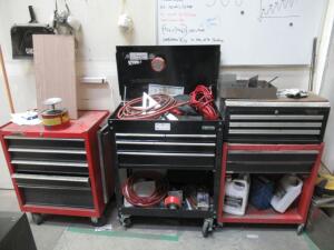 (LOT) 3 ASSORTED TOOL BOXES WITH ASSORTED HAND TOOLS