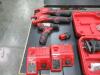 (2) MILWAUKEE BATTERY OPERATED SAWZALL'S MODEL 2471-20, (2) MILWAUKEE BATTERY OPERATED TUBING CUTTER, AND (1) MILWAUKEE BATTERY OPERATED DRILL / DRIVE - 4